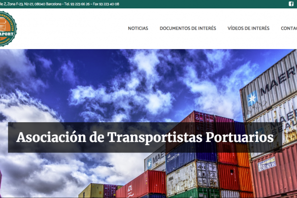Sintraport llança la seva nova web , una eina de comunicació per al professional del transport portuari
